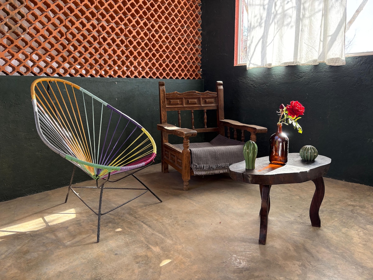 Popular Airbnb listing: House in Arty animal shelter & farm in Tlayacapan