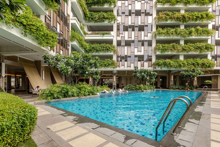 Tri-city 2 Bedroom Suite With Spacious Balcony - Makati