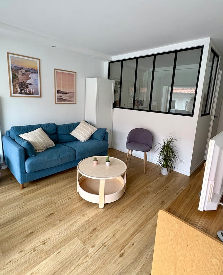Grand Studio, Terrasse, Parking, Biarritz Centre ! - Biarritz