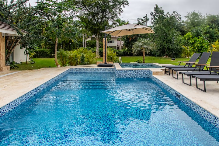 9 Min From Beach Villa With Heated Jacuzzi - La Romana