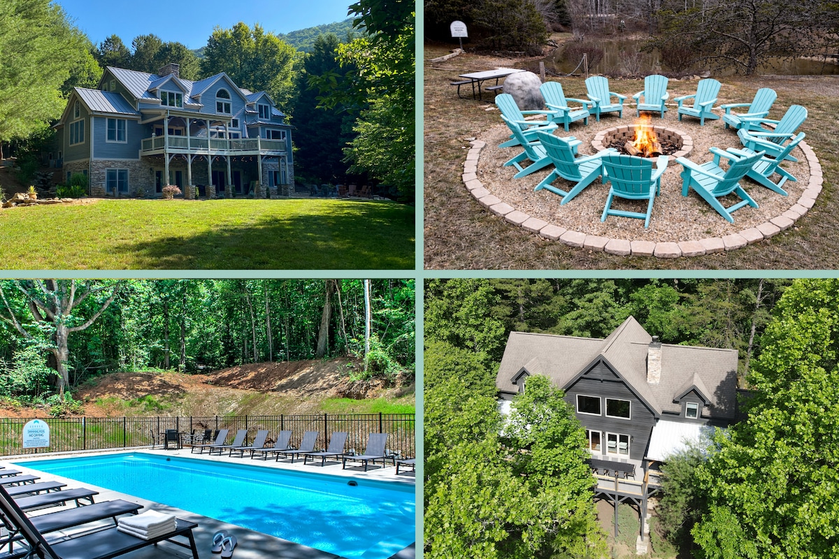 Luxury Mountain Homes | Exclusive Pool + Hot Tub