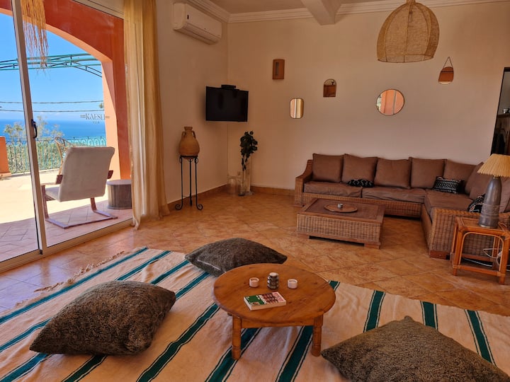 Villa De Charme Avec Panorama Unique - Taghazout