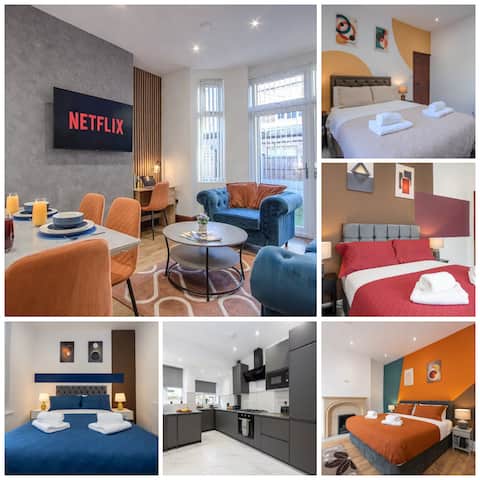 Successful Airbnb property: Spacious 4BR Contractor Stay Key Location, Parking in Whalley Range