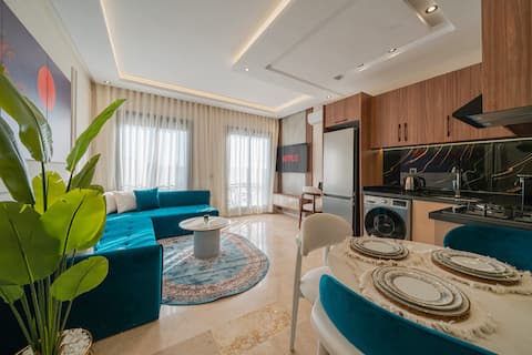 Top Airbnb: Chic Studio Fibre • Autonome • Parking Gtaruit in Arrondissement Du Maârif ⵜⴰⴳⵣⵣⵓⵎⵜ ⵏ ⵍⵎⵄⴰⵔⵉⴼ مقاطعة المعاريف