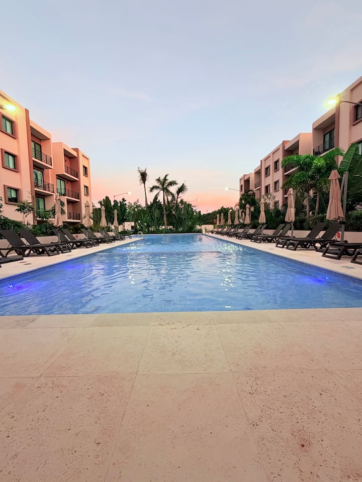 Moderno Y Familiar Espacio Con Alberca En Cancún - Cancún
