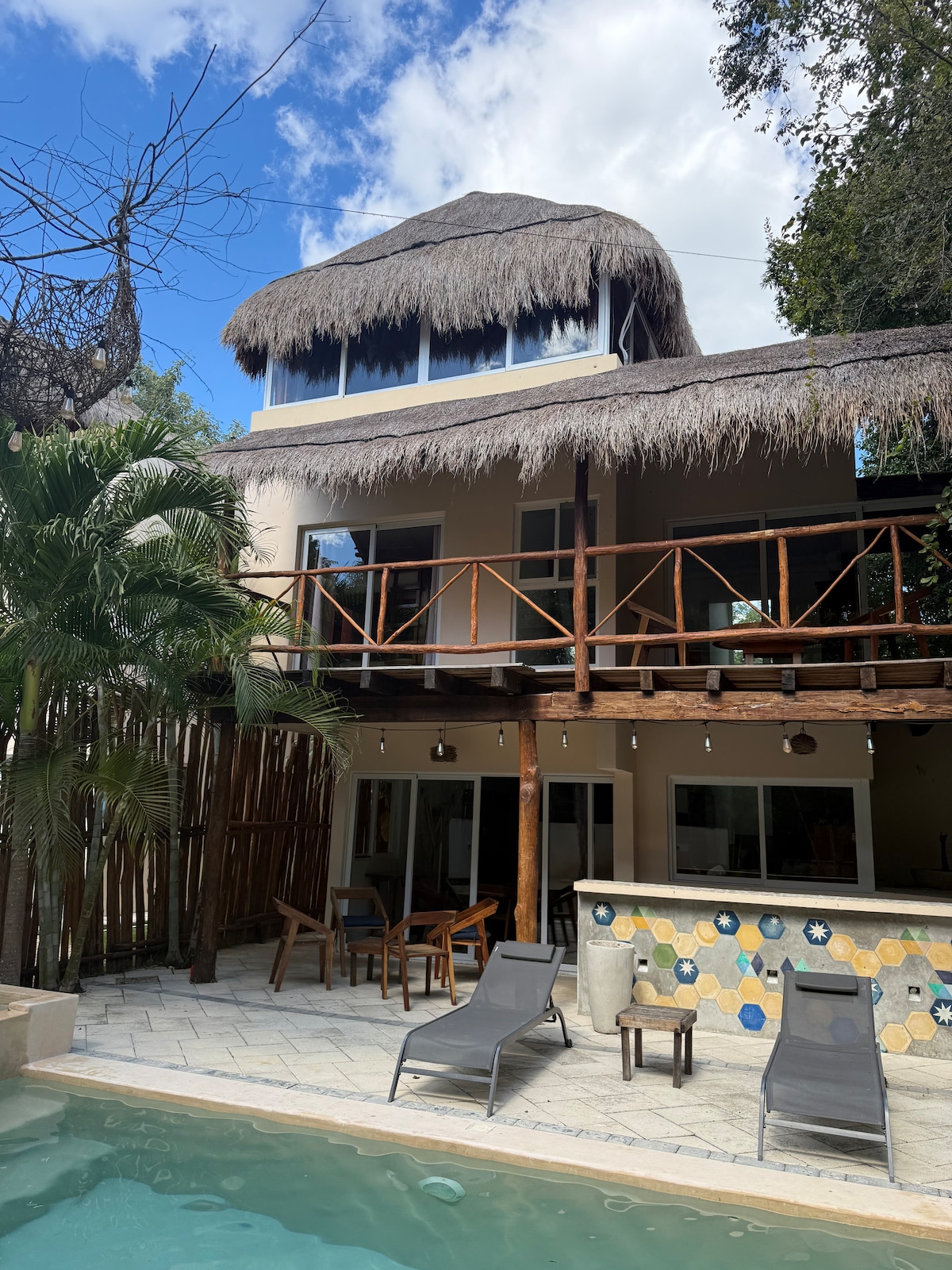 Residence with pool near Xcaret – Wi-Fi,
