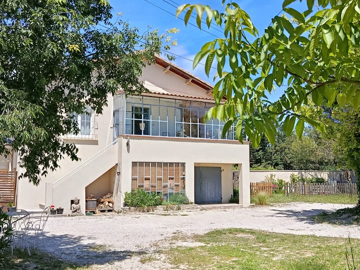 Maison Proche Du Partage Des Eaux Avec Piscine - Fontaine-de-Vaucluse