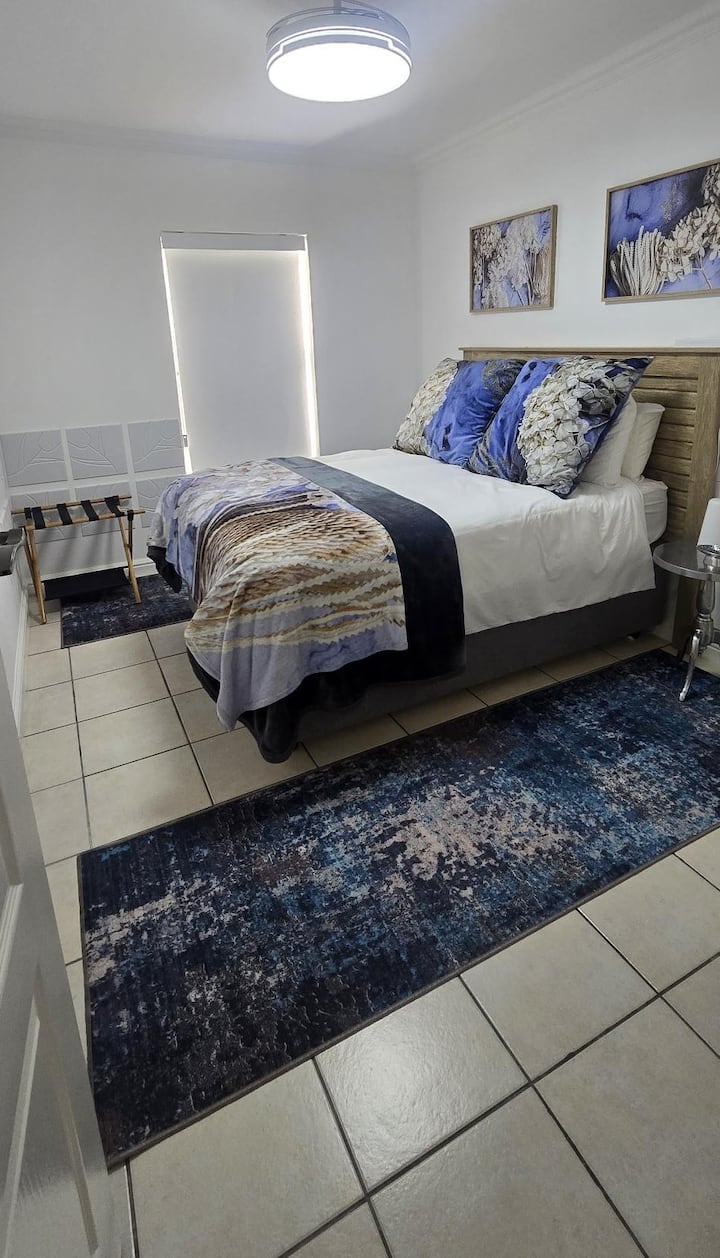 Our comfortable double bed is found in our second bedroom.