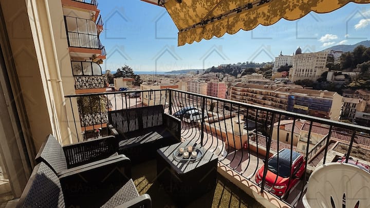 Patrice Studio Calme Parking Clim Vue Panoramique - Menton