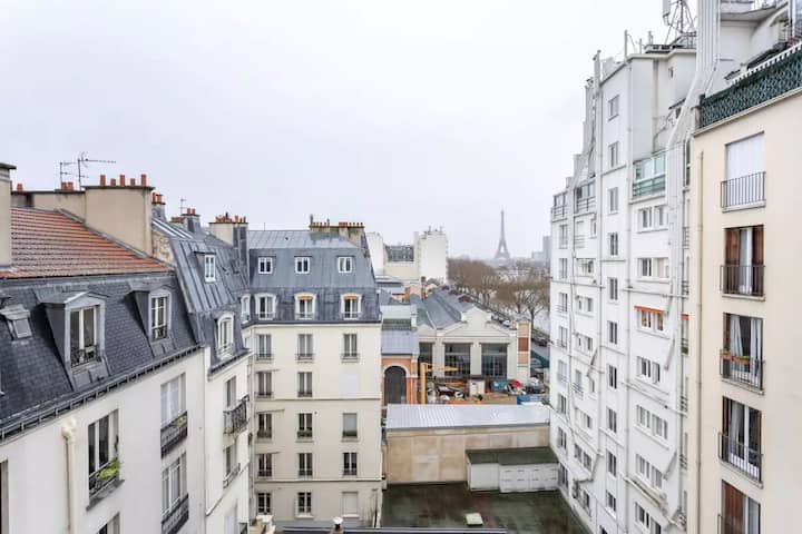 Appartement Parisien, Vue Sur Seine Et Tour Eiffel - Roland Garros Stadium