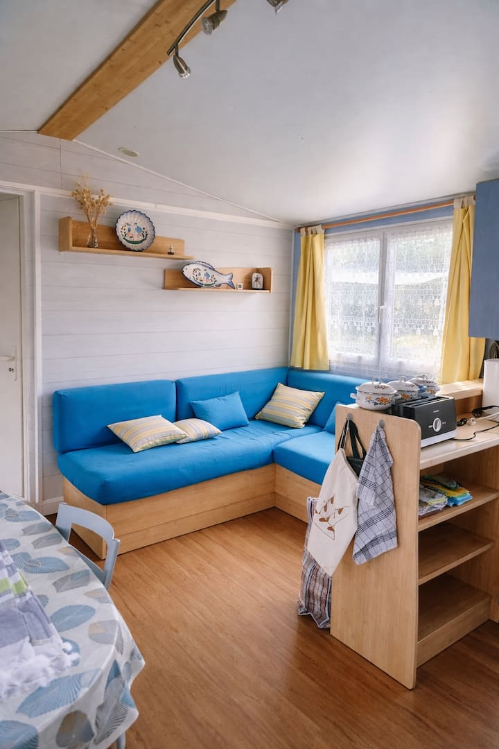 Mobil-home Fonctionnel Avec Terrasse Au Calme - Pornic