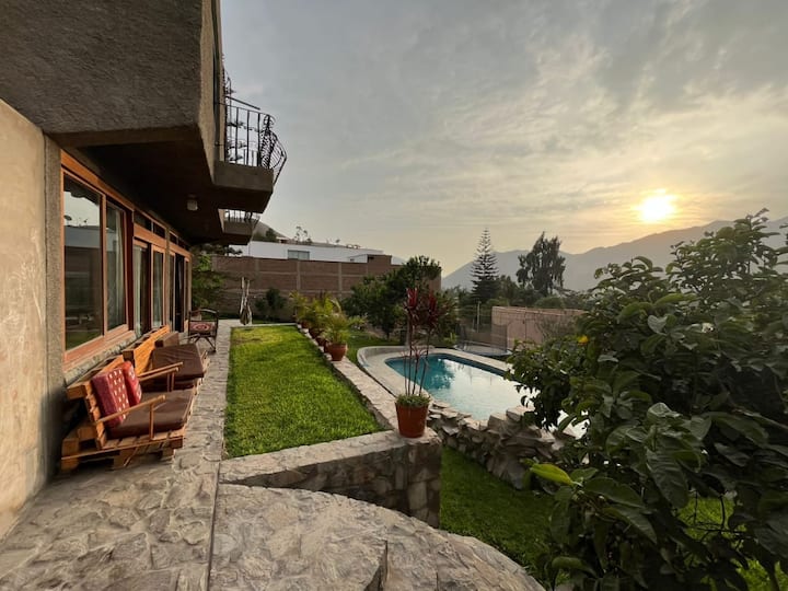 La Terraza Del Valle - Casa Rústica Cerca Al Rio - 利馬