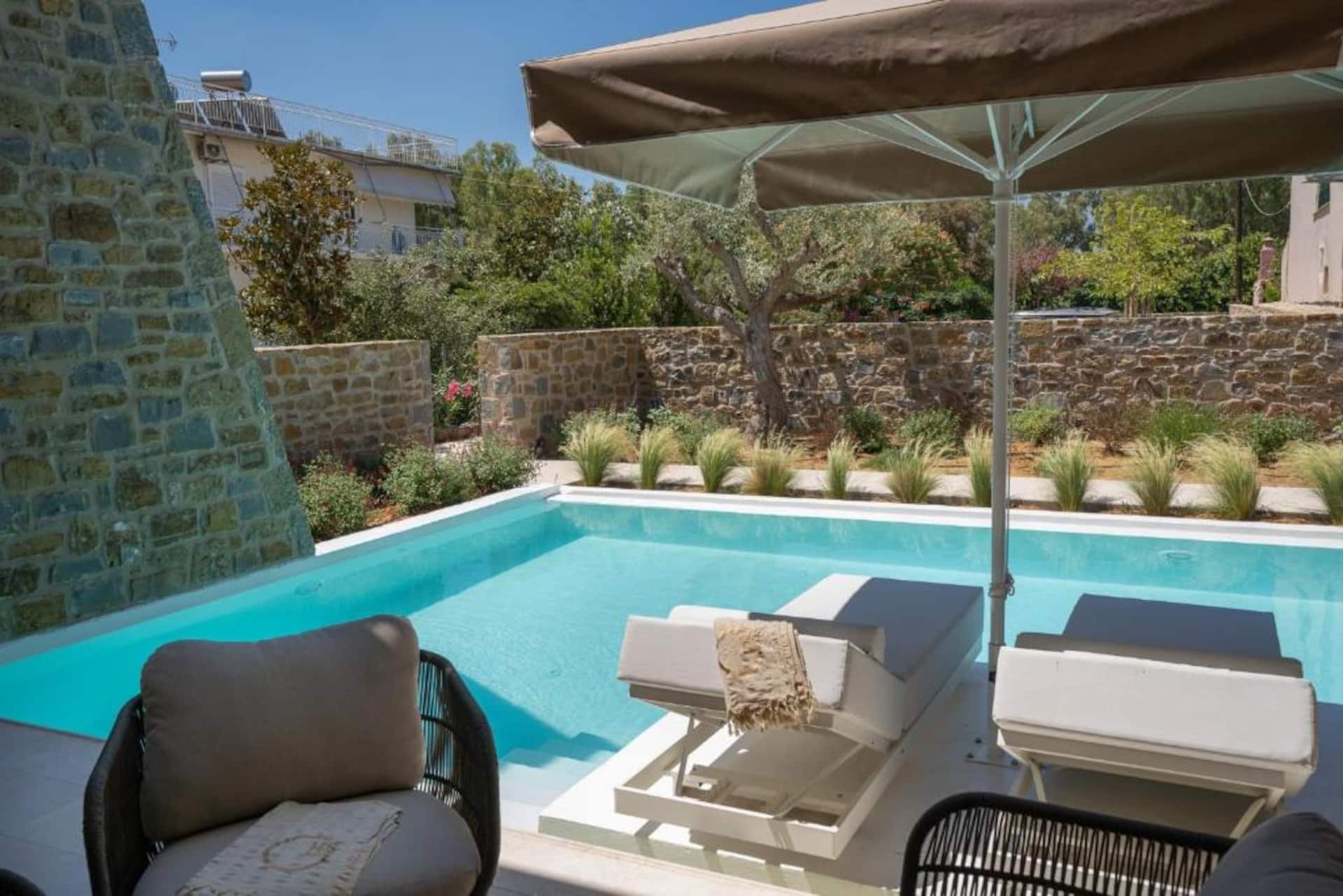 Gialova Hills - Luxury Villa with Private Pool, Sauna, Garden & Seaview