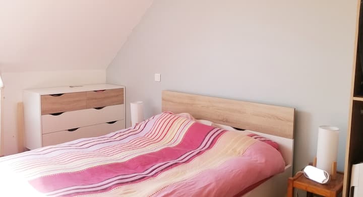 Chambre Confortable Avec Salle De Bain Privée - Saint-Herblain