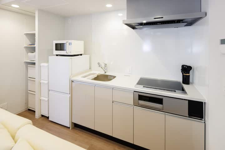 Brand-new 2br｜48㎡max6｜susukino Sapporo｜large Tv - Sapporo