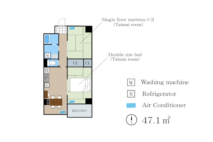 大須商店街まで徒歩圏内 2dkで5名宿泊可能 エレベーターあり Room#901 - Nagoya