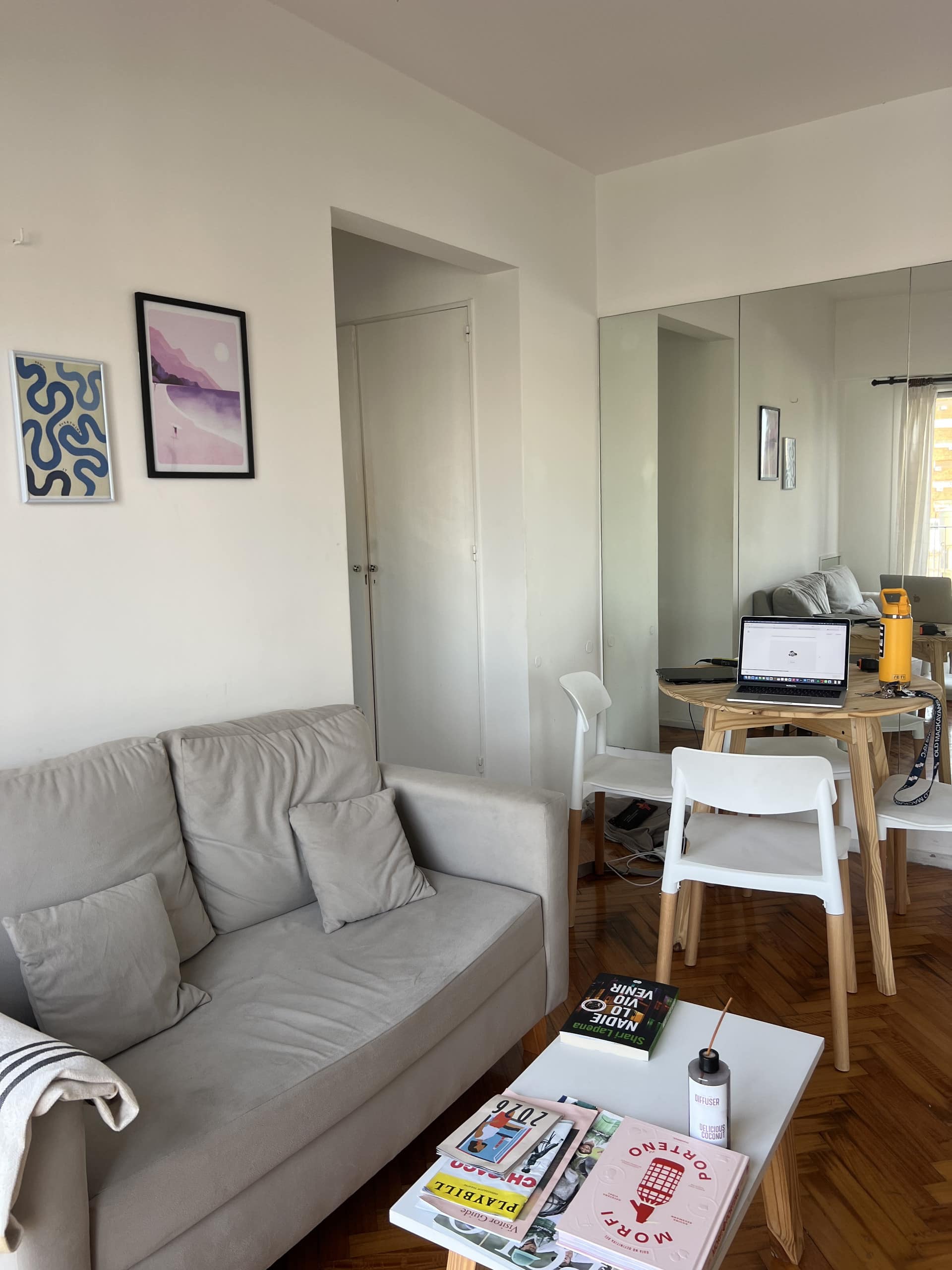 Apartamento mobiliado de 1 quarto em Palermo
