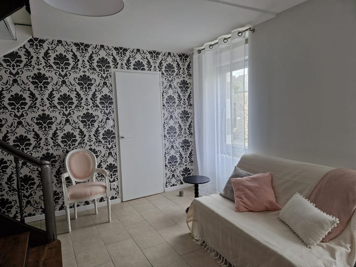 Chambre D'hôtes Morbihan - Suite Maen Glas-piscine - Rochefort-en-Terre