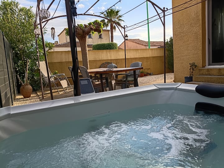 Villa D'hindi - Clim, Terrasse Et Spa - Mèze
