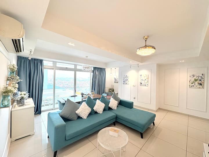 Kslcity*corner*blueoasis*4br*10-17pax*clothdryer - Johor Bahru