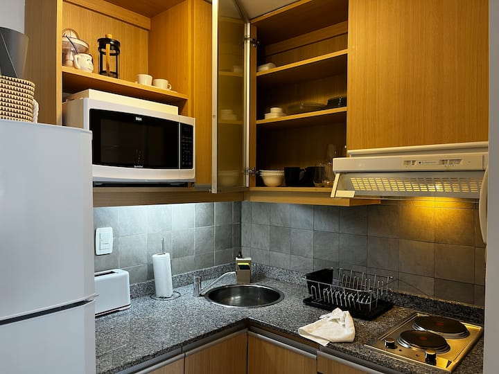 Kitnet com terraço privativo em Villa Devoto