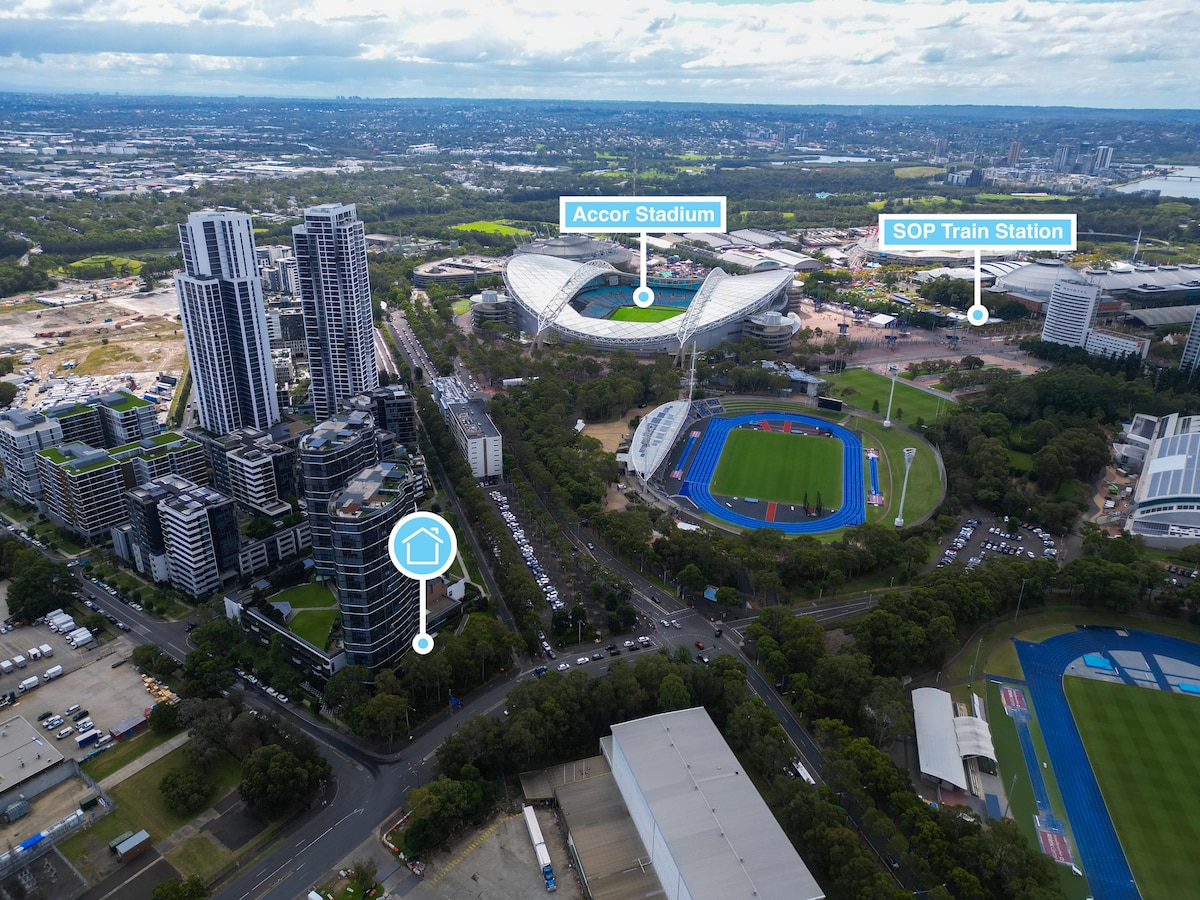 'Olympia' | Luxury 2BR & Free Parking, Pool & Gym