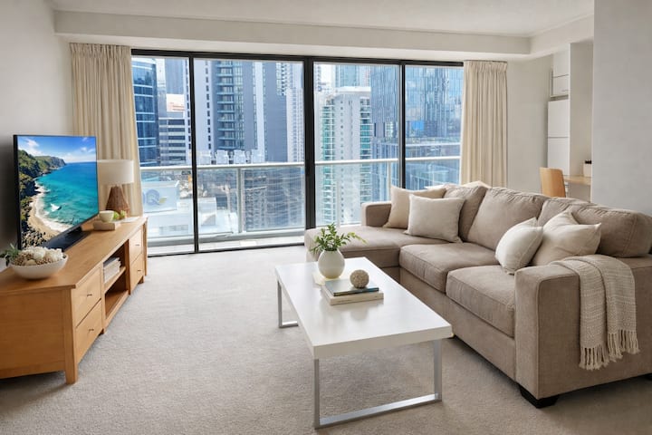 Central Brisbane 1br Apartment Balcony Pool & Spa - Brisbane