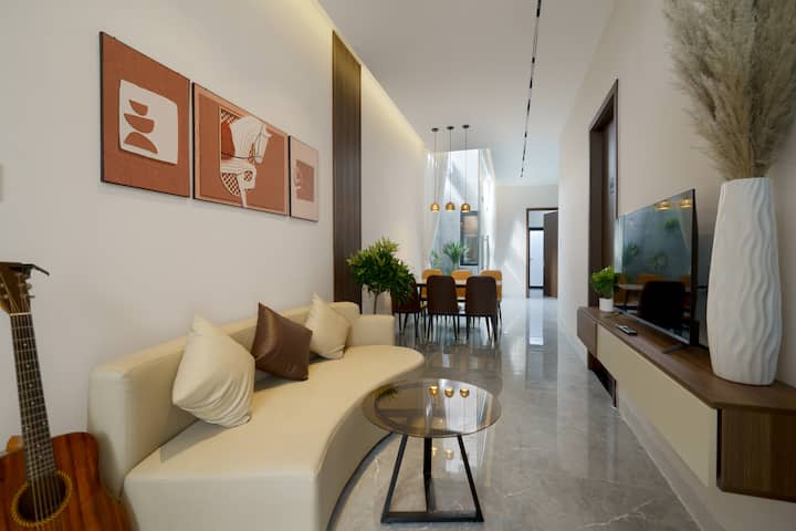 Soly Villa- Jacuzzi Led - 3br-5min Walk To Beach - Đà Nẵng