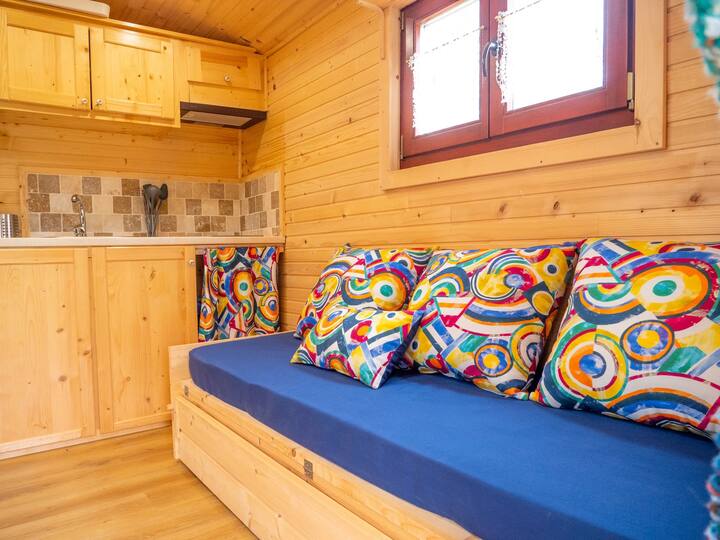 Roulotte Hirondelles · Glamping · Ferme Ariège - Mirepoix