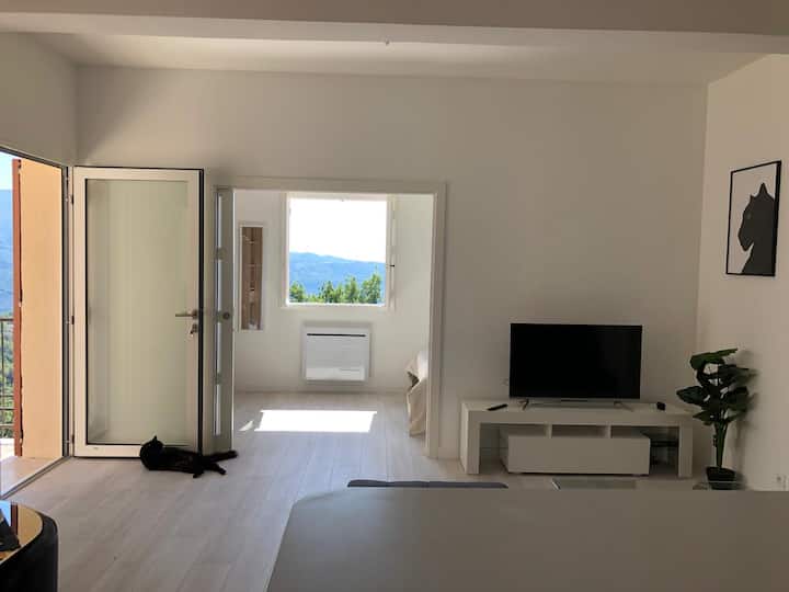French Riviera Near Nice 3p In Villa Sea Montain - Carros