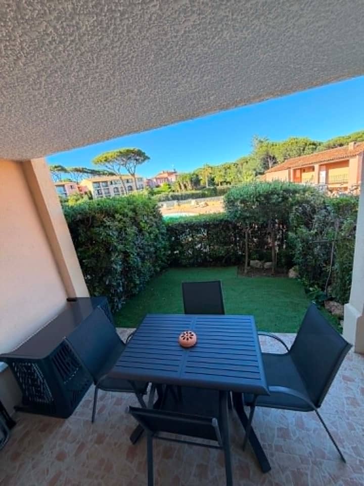 T2+clim Terrasse+piscine+parking Plage à 150m - Sainte-Maxime