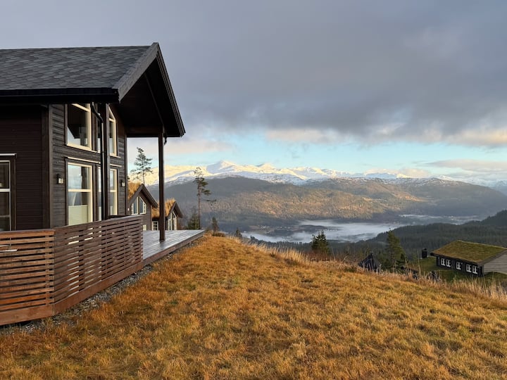 Familiehytte Med Panoramautsikt På Voss - Vossevangen