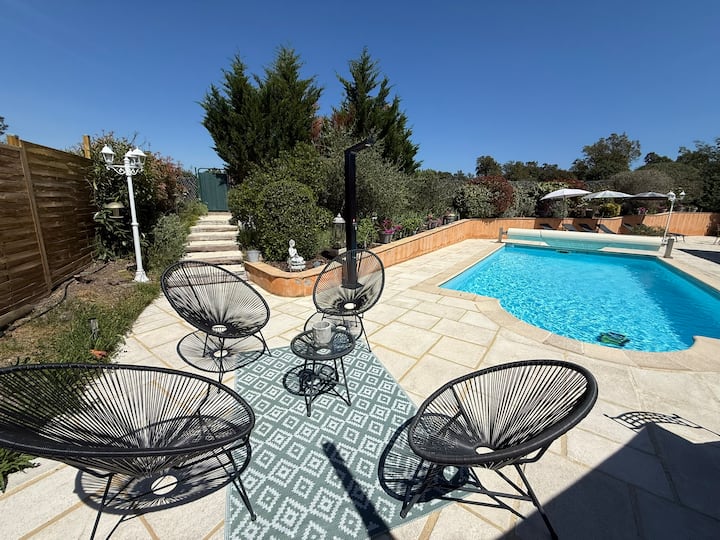 Villa Plain Pied. Piscine Privée. 2 à 6 Pers Max. - Montauroux