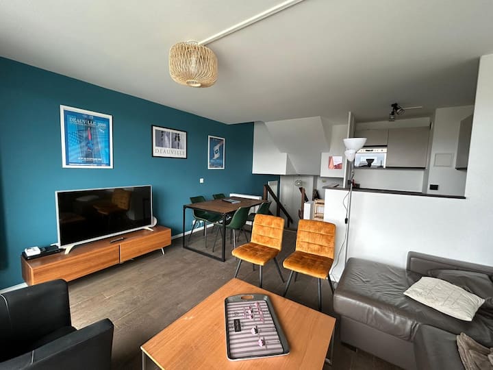 Triplex Terrasse Vue Mer - Pkg- Idéal Familles - Trouville-sur-Mer