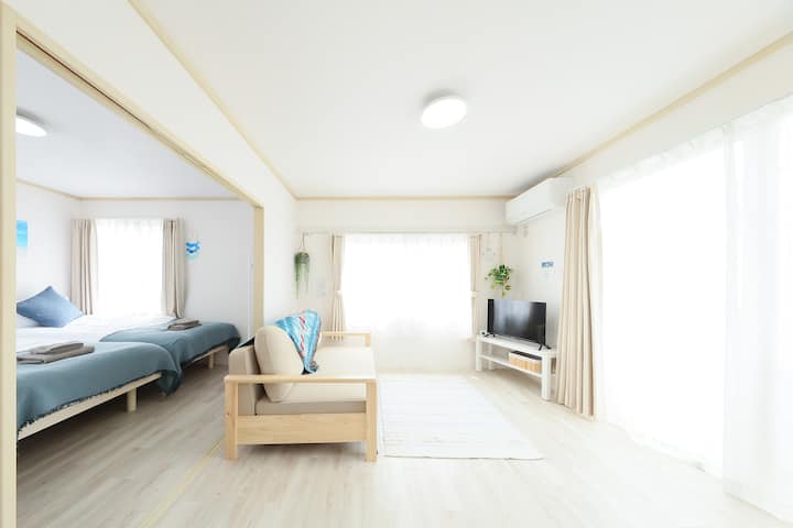 Beach 5min｜enoshima & Kamakura｜5pax｜free Parking - 伊勢原市