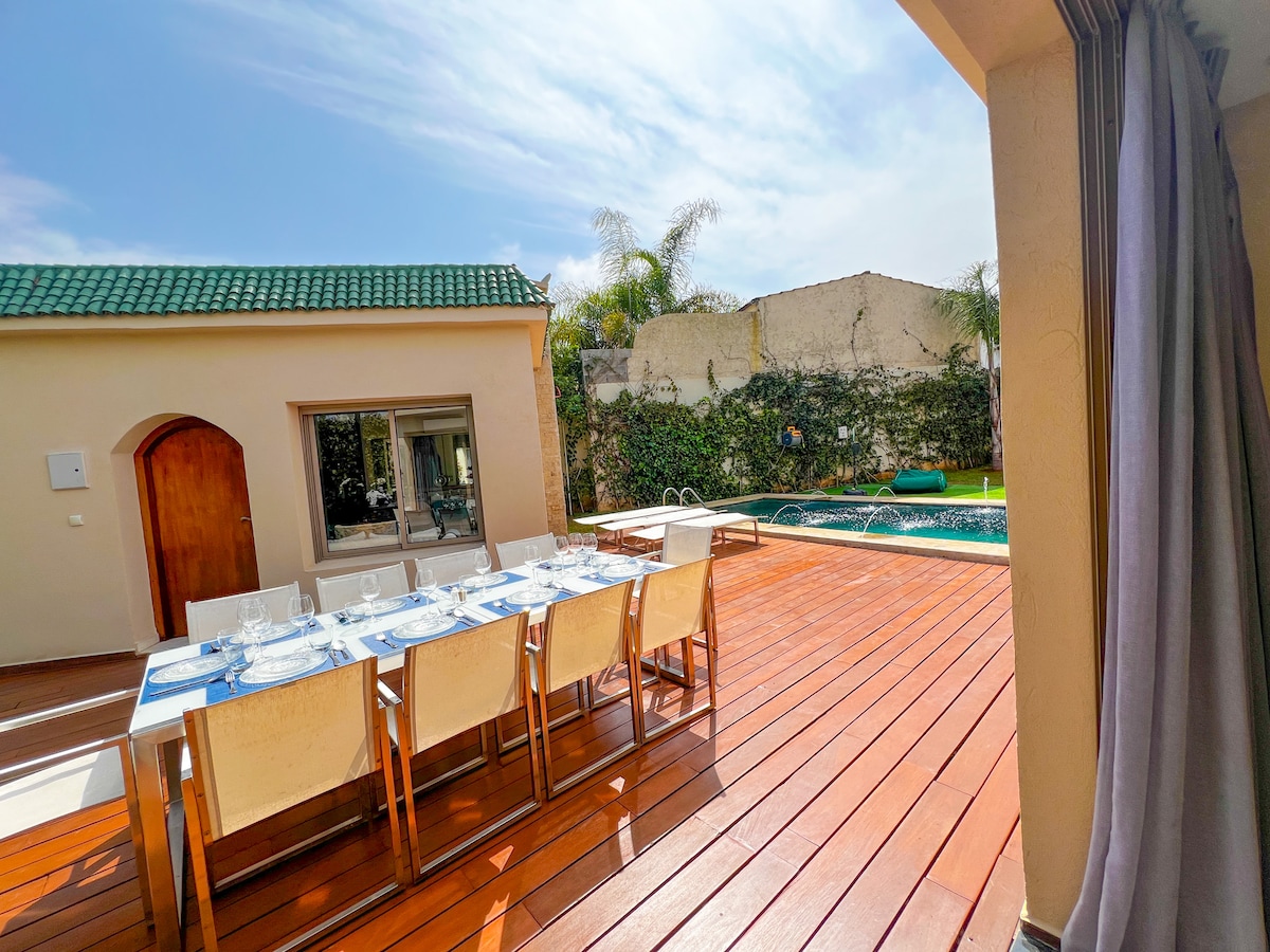 Villa Rose marée: piscine & 2 espaces indépendants