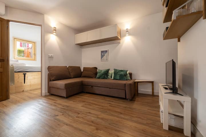 Sunny - Cosy 1ch | 27m2 | Terrasse | 2km Remontées - Les Houches