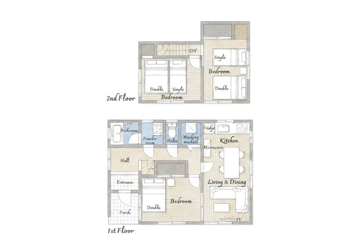 40 Min To Narita Airport／entire Home W Garden／8ppl - Chiba Prefecture