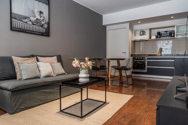 Monoambiente con balcón privado en Villa Urquiza