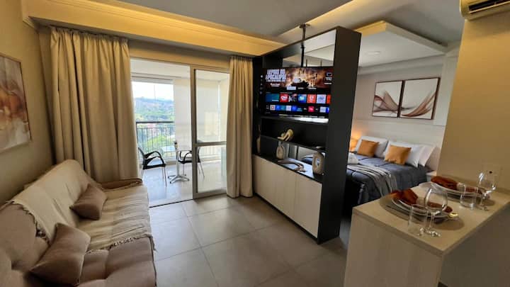 Studio Charmoso Cidade Maia | Ar | Garagem | Wi-fi - Guarulhos