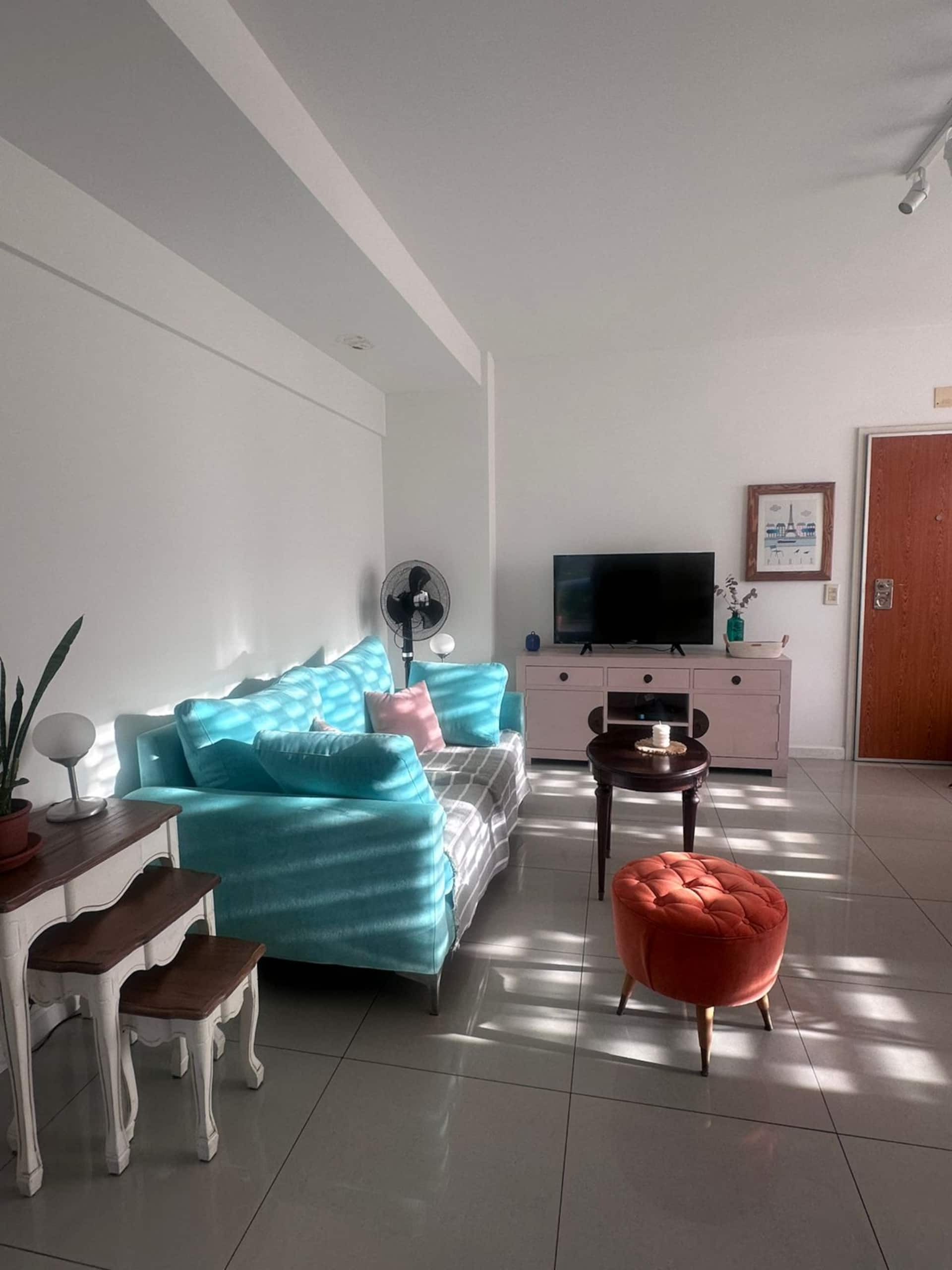 Departamento de 2 ambientes amoblado con parrilla y pileta en Caballito