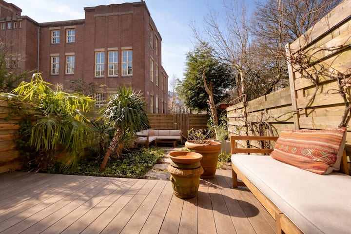Stylish Split-level W/ Sunny Garden By Vondelpark - 阿姆斯多芬