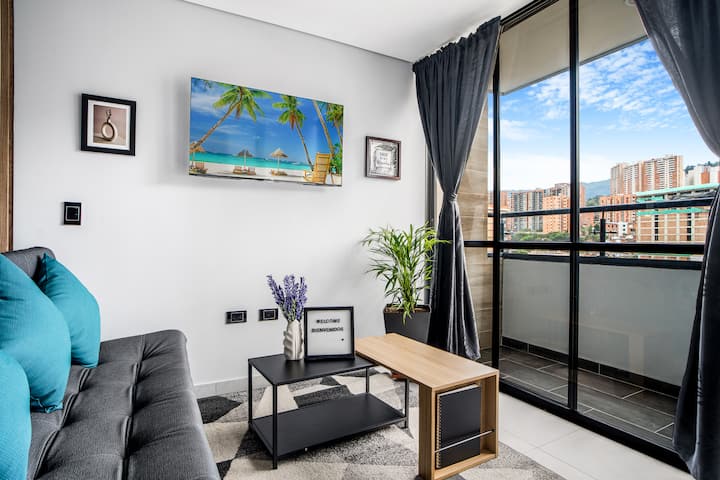 Cozy Apartment With Jacuzzi, Sauna And Great View - Sabaneta