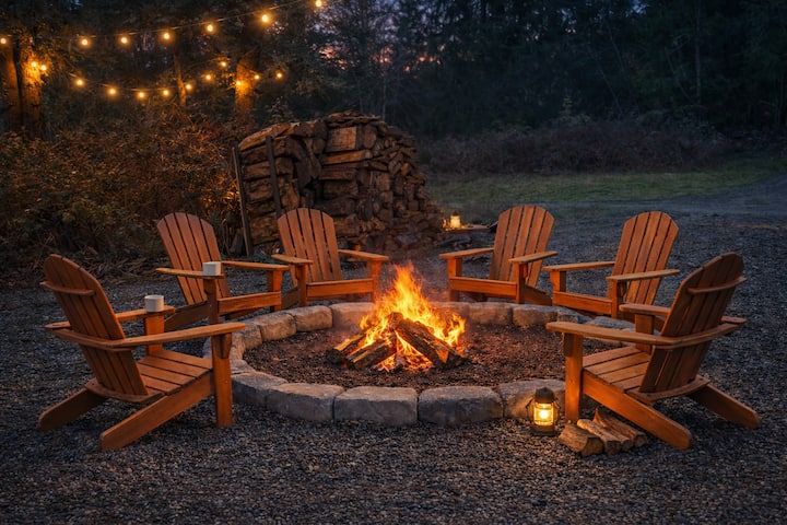 Rainier Timber Retreat | Sauna Hot Tub & Mini Golf - 伊納姆克洛