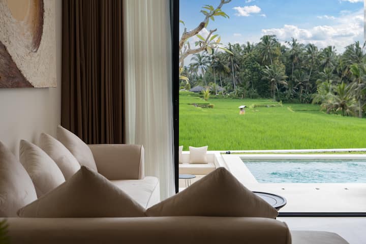Villa Alame 2br Stunning Ricefield View In Ubud - 烏布
