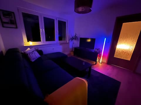 Leistungsstarkes Airbnb: Bright, cozy apartment with panoramic views in Krakow Am See