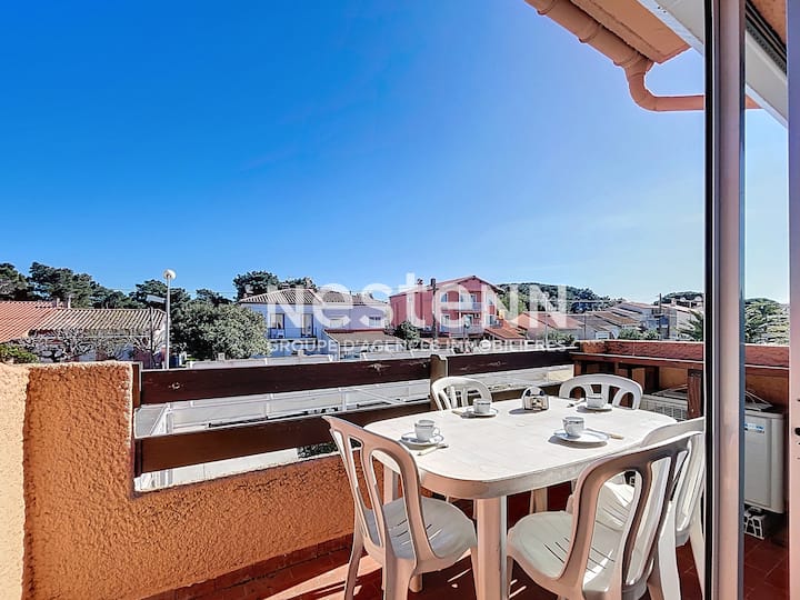 3981 - Appartement Climatisé à 300 M De La Plage - Argelès-sur-Mer