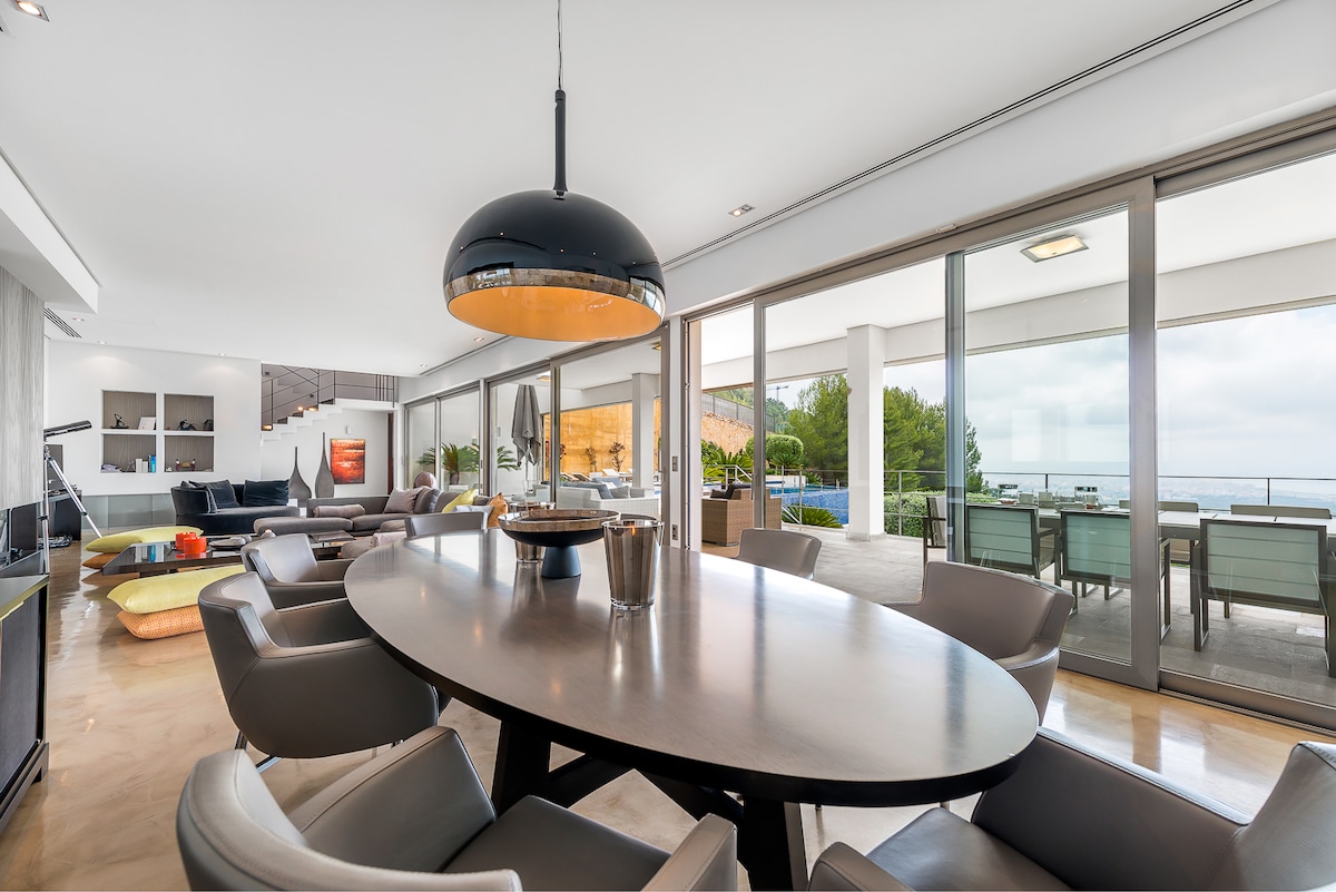 Villa Kania Son Vida with infinity pool & wide view 5