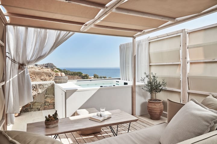 Grande Suite Prvt Jetted Tub Volcano Suites Milos - Milos