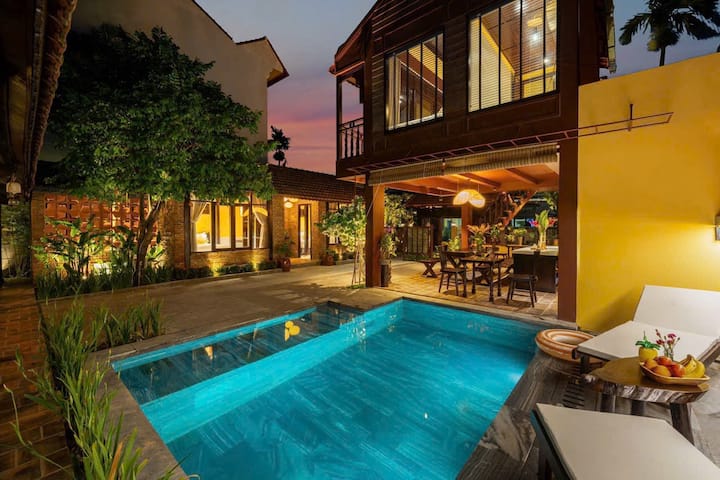 Natural Wooden Retreat  Bbq Garden  Private Pool - Hội An